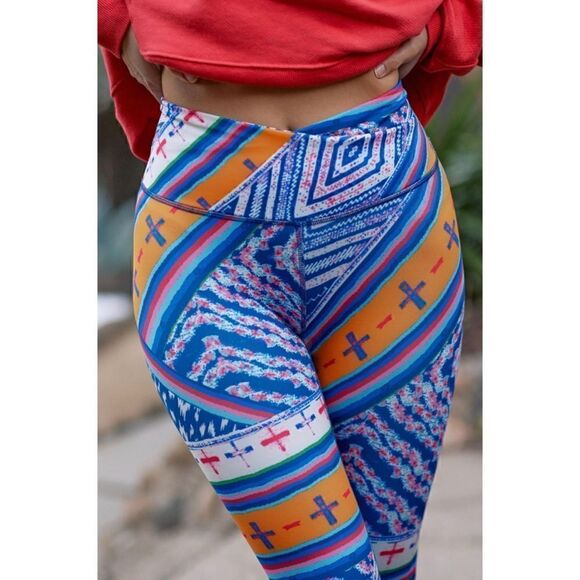 NWOT FP Movement Ashford Lose Control High Rise Leggings in Apres Ski Combo, XS - Picture 4 of 16